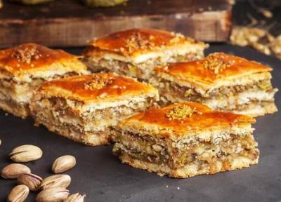 طرز تهیه باقلوا در منزل مرحله به مرحله به سبک بازاری طرز تهیه باقلوا در منزل مرحله به مرحله به سبک بازاری